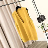 Sweaters 2021 Pullover Autumn Winter Tops Korean Slim Women Pullover Knitted Sweater V-neck Jumper Soft Warm Pull