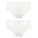 2PCS/Set Women's Panties Cotton Underwear Seamless Plus Size Briefs Low-Rise Soft Panty Women Underpants Female