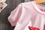 Toddler Girl Kids Set 2 Piece Girl Set Dresses Party Little Girl Clothes for Flamingo Girls Dress Summer Clothing 7