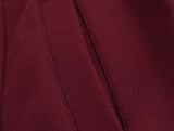 Burgundy Solid Baseball Jacket- Outfit