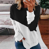 Spring Autumn TShirt Women Clothes Patchwork T-shirts Female O-neck Tee harajuku mujer camisetas Women Long Sleeve Tops