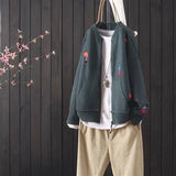 autumn and winter fashion new loose zipper long sleeve stand collar sweater women's casual sweater