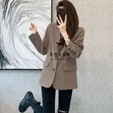 Zingj Spring And Autumn New Small Suit Jacket Female Hot Style Temperament Leisure Slim Show Thin Students Small Suit