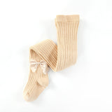 Girls Tights Princess Bowknet Baby Girl's One-Piece Pantyhose Baby Spring and Autumn New Style Trousers Lace