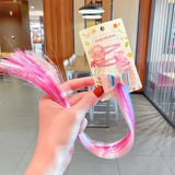 Sweet Colorful Hairpin Lovely Children Girls Hairclip Kids Cute Barrette Cartoon Extension Braider Rainbow Hair