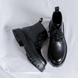 Zingj Men's Summer Hework Leather Boots