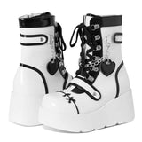 Thick Bottom Boots 2025 New Punk Locomotive Mid Boots Girl Cute Spice Girl