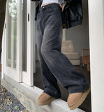 Vintage Wash Baggy Boyfriend JeansOutfit