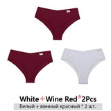 3PCS/Set Cotton Brazilian Panties Woman 2021 Female Panties Lingerie Sexy Thongs Woman Brazilian Pantys Plus Size