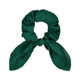 Color Women Hair Scrunchie Bows Ponytail Holder Hairband Bow Knot Scrunchy Girls Hair Ties Hair