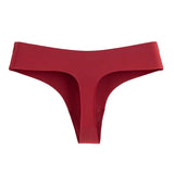 Sexy Women Thongs G String Seamless Panties Low-Rise Ladies T-back Comfortable Lingerie Female Underwear Drop