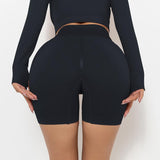 Shorts Women Summer Seamless Cycling Shorts Butt Lifting Yoga Shorts Workout High Waist Tummy Control Ruched Booty
