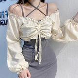 Sets Women Harajuku Korean Fashion Basic 2022 New Design Popular Casual All-match Streetwear V-neck Mini Kawaii