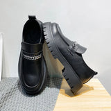 2025 New British Tide Shoes Wedding Shoes One Foot Pedal Set Foot Casual Business Dress Leather Shoes Man