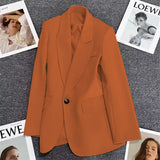 Blazer Women 2025 Spring And Autumn New Small One Buckle Fashion Trend Hitchhed Temperament Suit