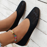 Zingj Mesh Single Shoes Women 2024 Summer Wear Shallow Mouth Breathable A Foot Pedal Mother Shoes Working