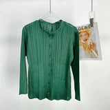 Folded Autumn New Solid Color Chinese Buckle Coat Shirt Daily Fashion Good Dress