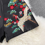 Summer Bohemain Shorts Two Piece Set Runway Bow Strapless Crop Tops and Shorts Outfits for Women Matching