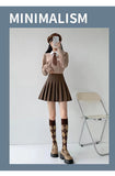Elastic Force Is Tight Waist 100 Folded Skirt Girl Jk Uniform A Word Skirt College Small High Waist Thin Short