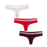 Women G-String Cotton Thongs Solid Sexy Panties Lace Underwear Female T-back Underpants Girls Bikini Panty Thongs