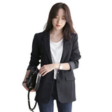 Zingj Suit Jacket Female Korean Version Loose 2024 Spring And Autumn British Wind Black Short Student Suit Small