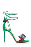 Butterfly 2025 New Butterfly Cross-Tie With Fine Heel Sandals Female Fish Mouth Open-Slip