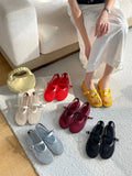 New Fishing Net Hollow Low Help Shallow Single Shoes Women's
