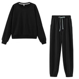 2021 Casual Shorts Set Pants Suit Women Tracksuits Harajuku Sweatshirts Elastic Waist Pencil Pants High