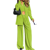 Spot 2025 Autumn / Winter New Fashion Temperament Long Sleeve Suit Jacket Casual Pants Suit Three-Piece