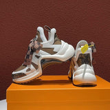 New Bow-Shaped Bridge Bottom Sneakers Spring, Summer, Autumn And Winter Tide Brand Small White Shoes Super Fire Fried Street Old Dad