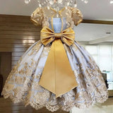 Dress Girls New Year Costume Kids Dresses for Girls Ceremony Gown Dress 4-10T Elegant Girl Princess Dress Prom