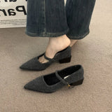 Net Red Explosion With Skirts With Pure Color Daily Lazy Shoes Small Aroma Wind And Fresh Elegant Single Shoes