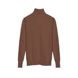 2021 Autumn Winter Slim Basic Sweater Women Jumper Turtleneck Knitted Tops Pullovers White