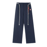 Zingj New Fall 2024 Straight Hip-Hop Wide-Leg Pants For Men And