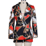 Spot 2025 Autumn And Winter Hot Style Fashion Leopard Print Casual Shorts Suit Suit