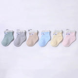 Pairs /lot 0 to 24M Summer Short Socks For Baby Cute Animal Newborn Infants Socks Extreme Soft Socks On Girls Boys
