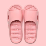 Family Home Womens Slippers Summer Indoor Slippers Soft Sole Shoes Non-Slip Platform House Ladies mans Bathroom