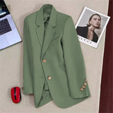 Zingj And Autumn Suit Jacket Female Small Man 2024 Spring And Autumn New Korean Version Temperament Goddess Fan Small Leisure Small