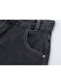 Jeans Streetwear Y2K Vintage Harajuku High Waist Pants 2022 Summer Female Fashion Gothic Hip Hop Denim Wide Leg