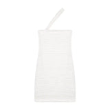 Mini Tank Tube top Dress Sexy Girl Short Backless White Slim Hot Korea Women Dresses Irregular Neck Summer Tops