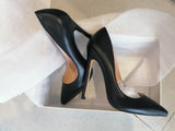 Onlymaker Women's Pumps Pointed Toe 10 12CM Pumps Slip-OnThin Heels Patent Leather Party Wedding Office Lady Big Size