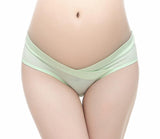 Cotton Maternity Pregnant Underwear Postpartum Mother Under Bump Panties V-Shaped Soft Belly Support Panty