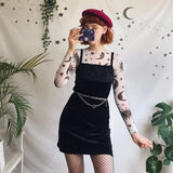 Moon Printed Transparent Mesh Sexy T-Shirt Women O-Neck Long Sleeve Slim Basic Casual Female Tops 2021 Spring