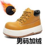 Zingj Men's Stylish Outdoor Platform Work Boots