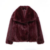 Women's Thick Lamb Fur Black Coat Women's Winter 2025 New