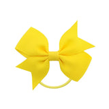 Grosgrain Ribbon Hair Bands Ponytail Holder Rubber Band For Baby Girls Handmade Hair Rope Scrunchie Hair