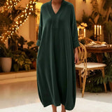 Women's Autumn And Winter Casual Round-Neck Sweater Henry Shirt Button Knitted