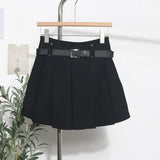 S-2XL 100-Folded Skirt Woman 2024 Autumn And Winter Suit Half-Dress Korean Version A Word High Waist Half-Body Skirt