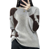 2025 New Cut Autumn And Winter Shirt Fashionable Fashion Lady Hip Thirteen Line Cashmere