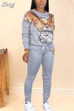 Two Piece Set Women Track Suit Tops And Pants Hooded Suit Fashion Big Sequins Jogging Femme Sets Two Piece Outfits Sweat